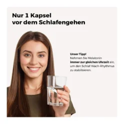 Melatonin 2 mg plus Hopfen und Melisse Kapseln, 120 St