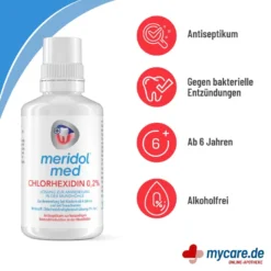 Meridol med Chlorhexidin 0,2% Mundspülung, 300 ml