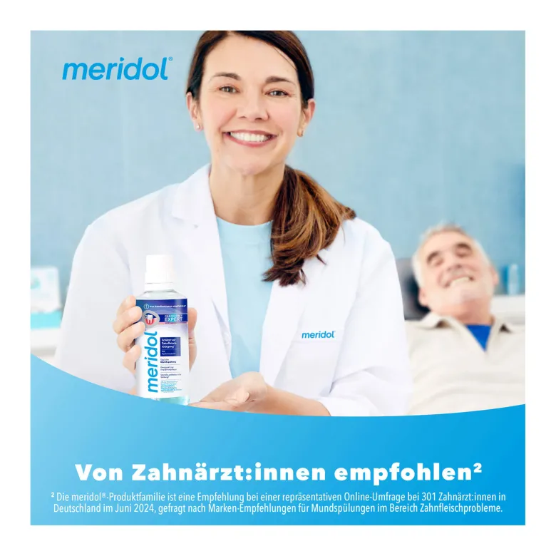 Meridol Parodont Expert Mundspülung bei Parodontitis, 400 ml