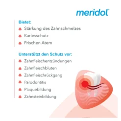 Meridol Rundumpflege Mundspülung, 400 ml