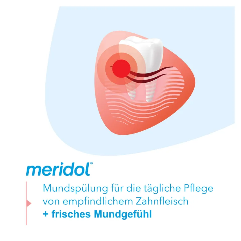 Meridol Rundumpflege Mundspülung, 400 ml