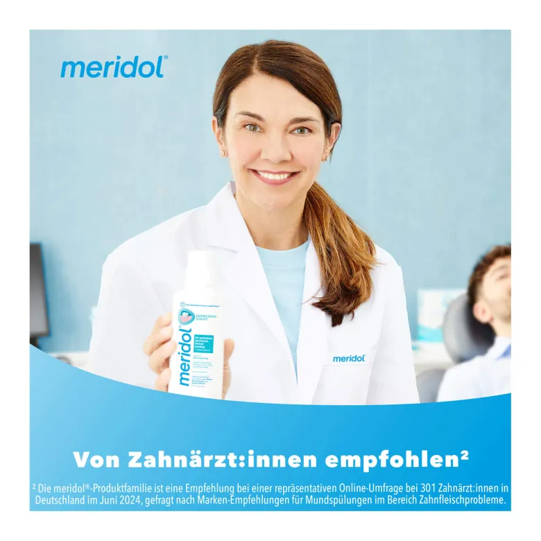 Meridol Zahnfleischschutz Mundspülung, 100 ml