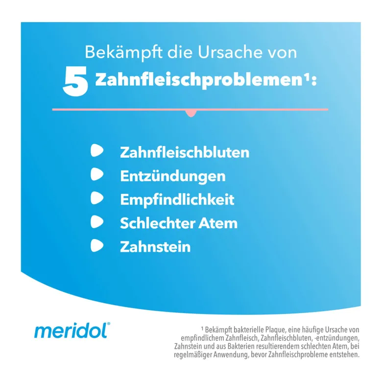 Meridol Zahnfleischschutz & Sanftes Weiss Zahnpasta, 75 ml