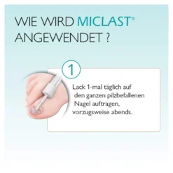 MICLAST 80 mg/g wirkstoffhaltiger Nagellack, 3 ml