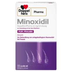 Minoxidil DoppelherzPharma 20 mg/ml Lösung für Frauen, 3X60 ml