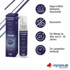 Minoxidil Klinge Männer 50 mg/g Schaum, 95 g
