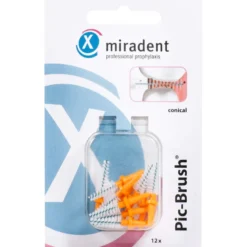 Miradent Interdentalbürste Pic-Brush orange conical, 12 St