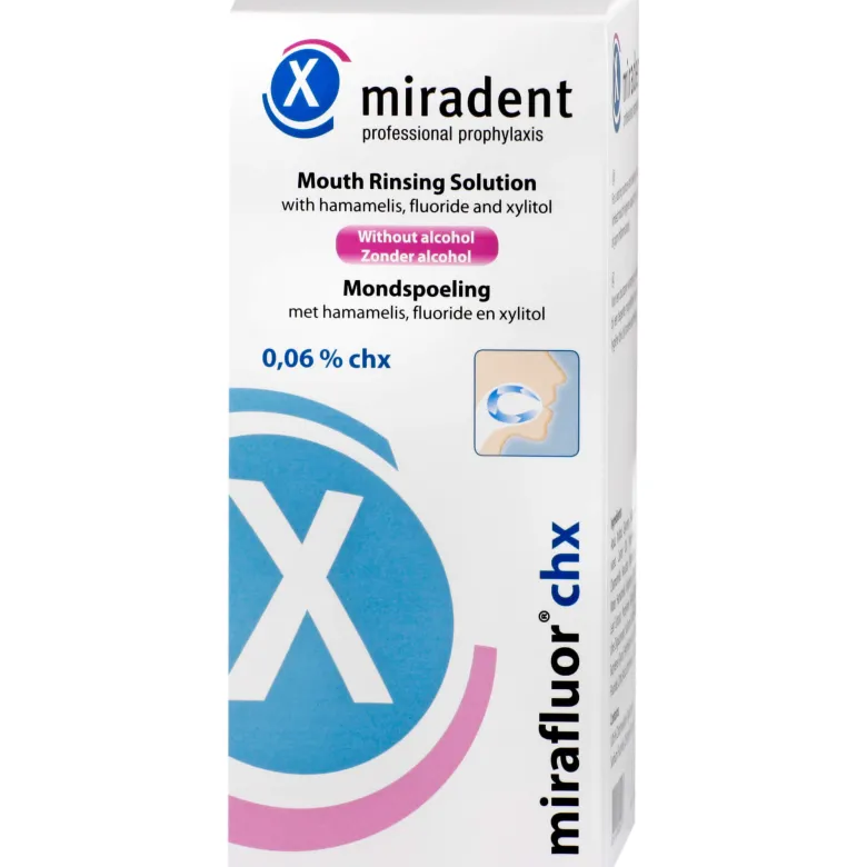 Miradent Mirafluor CHX 0,06%, 500 ml