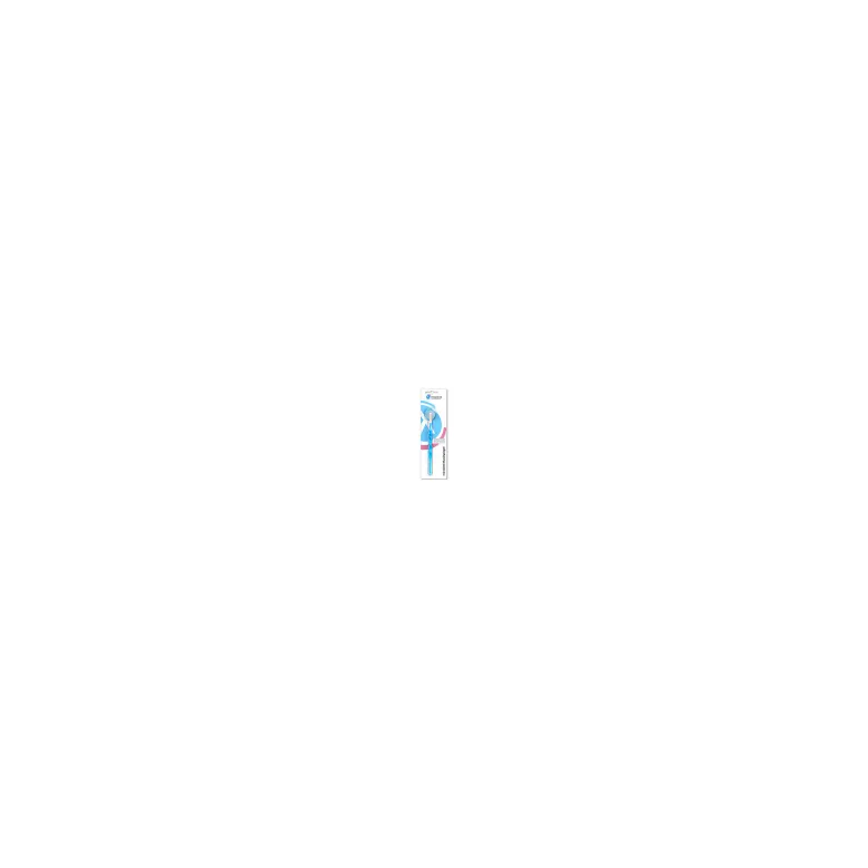 Miradent Mundspiegel blau-transparent, 1 St