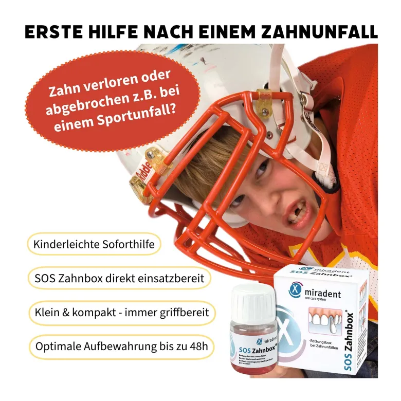 Miradent Zahnrettungsbox SOS Zahnbox, 1 St