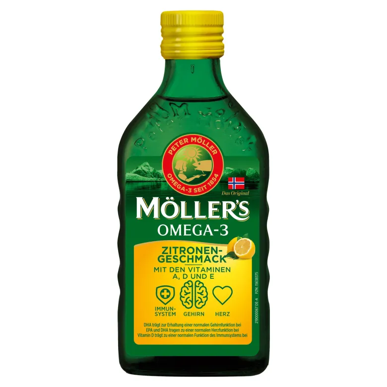 Möllers Omega-3 Öl Zitronengeschmack, 250 ml