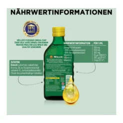 Möllers Omega-3 Öl Zitronengeschmack, 250 ml