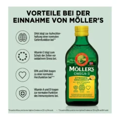 Möllers Omega-3 Öl Zitronengeschmack, 250 ml