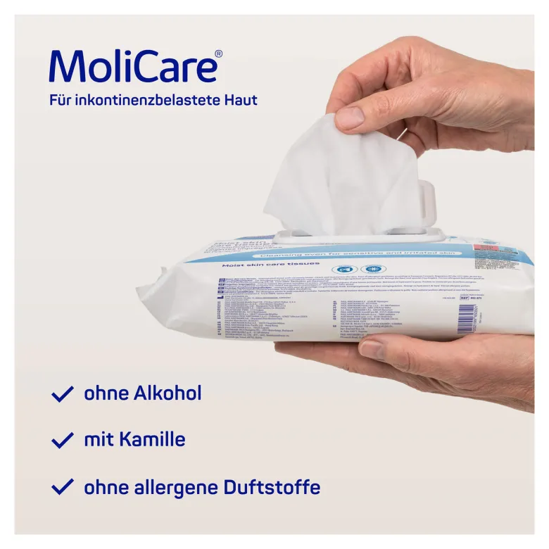 MoliCare Skin Feuchtpflegetücher, 50 St