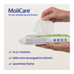 MoliCare Skin 3in1 Feuchtpflegetücher, 30 St