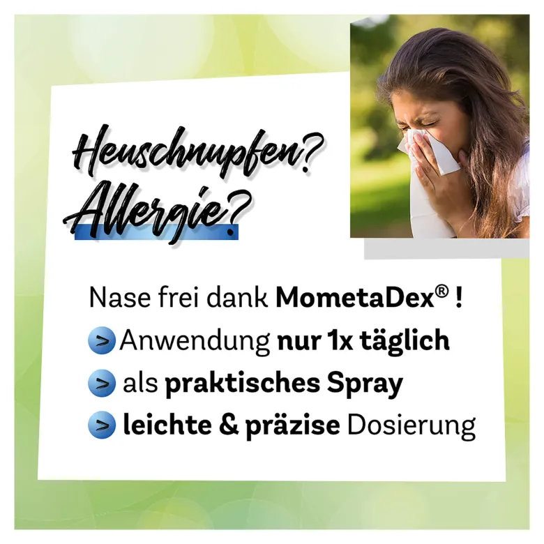 MometaDex 50 µg/Sprühstoß Nasenspray, 18 g