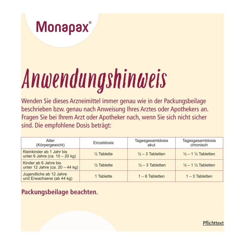 Monapax Hustenstiller Tabletten, 40 St