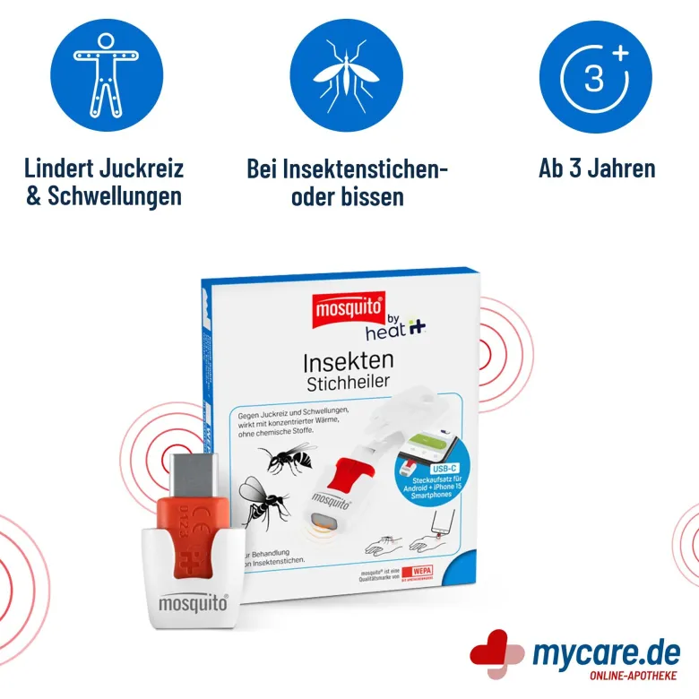 Mosquito by heat it USB-C Insekten-Stichheiler, 1 St