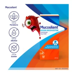 Mucosilent gegen Reizhusten Hustenstiller Saft, 100 ml