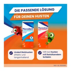 Mucosilent gegen Reizhusten Hustenstiller Saft, 100 ml