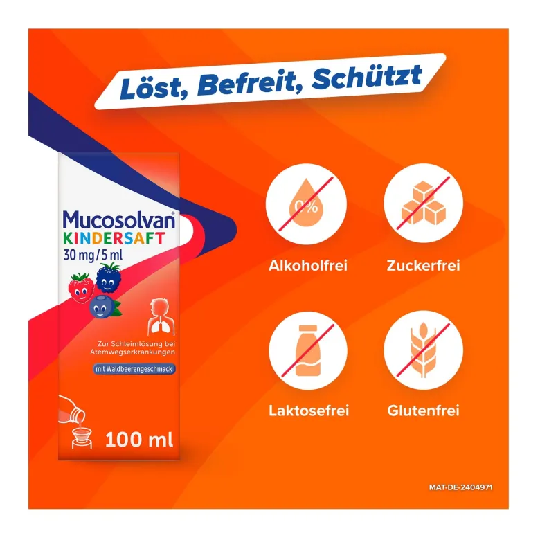 Mucosolvan Kindersaft 30 mg/ 5 ml, 100 ml