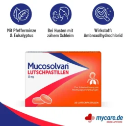 Mucosolvan Lutschpastillen 15 mg, 20 St