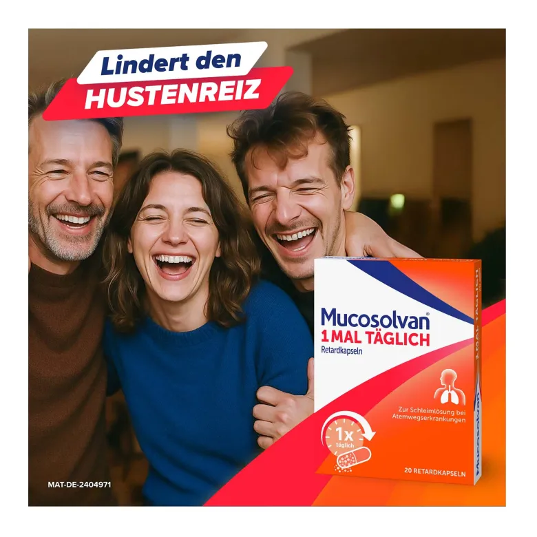 Mucosolvan 1mal täglich Retardkapseln, 20 St