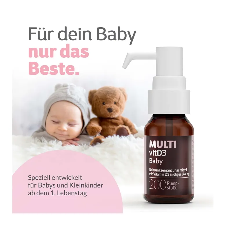 MULTIvitD3 Baby Pumplösung, 10 ml