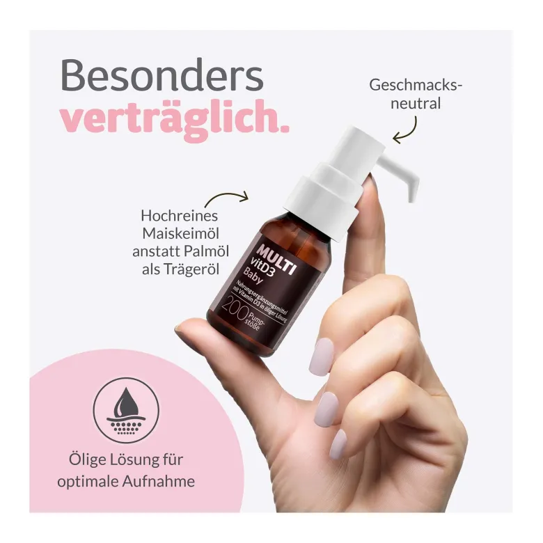 MULTIvitD3 Baby Pumplösung, 10 ml