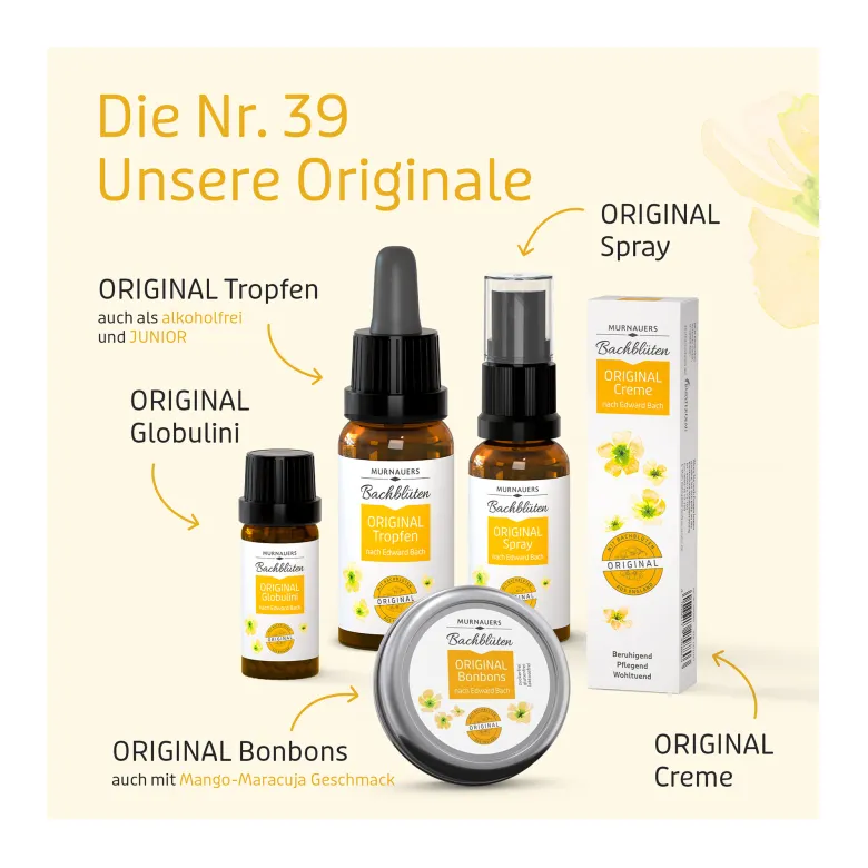 Murnauer Bachblüten Original Tropfen ohne Alkohol, 20 ml