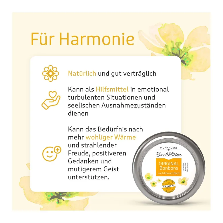 Murnauer Bachblüten Original Bonbons nach Dr. Bach, 50 g