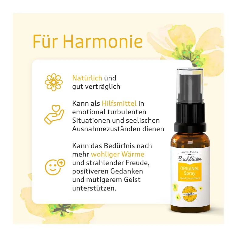 Murnauers Bachblüten Original Spray nach Dr. Bach, 20 ml