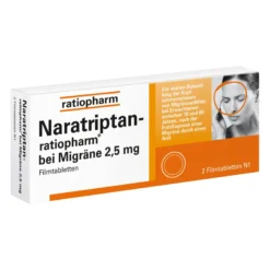 Naratriptan-ratiopharm bei Migräne, 2 St