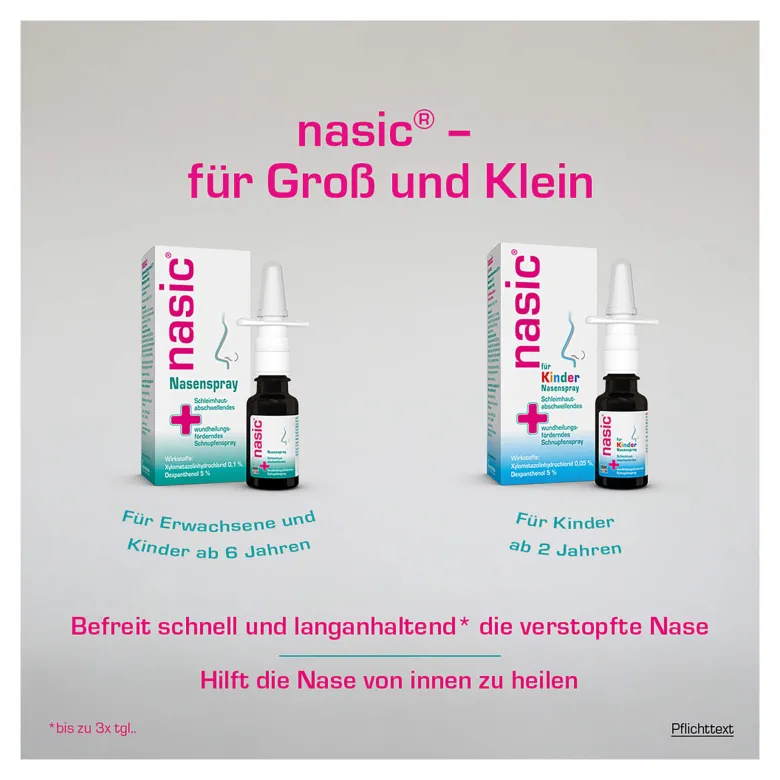 Nasic Nasenspray für Kinder, 10 ml