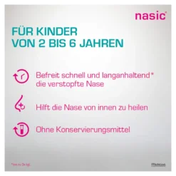 Nasic Nasenspray für Kinder ohne Konservierungsstoffe, 10 ml