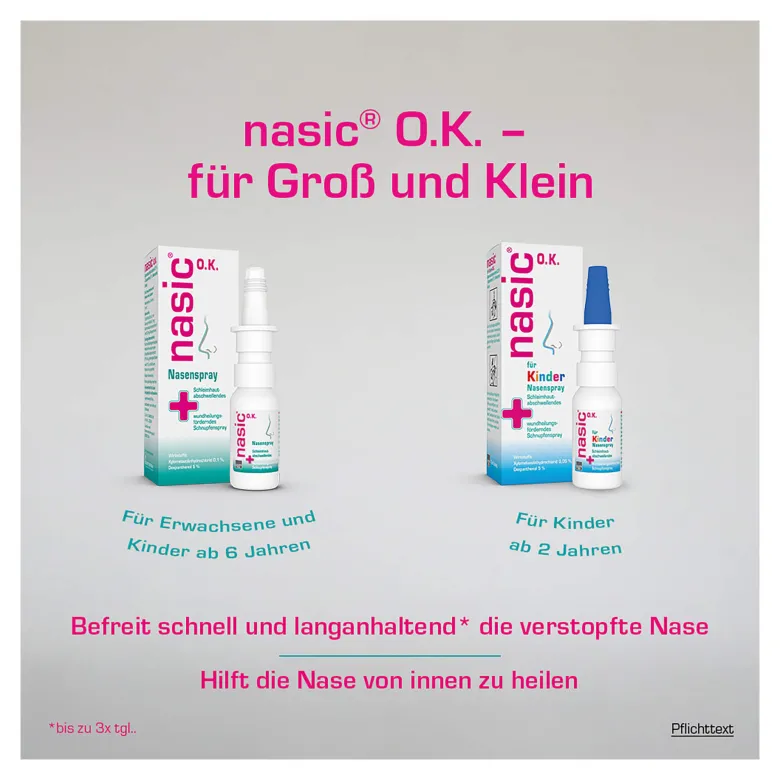 Nasic Nasenspray für Kinder ohne Konservierungsstoffe, 10 ml