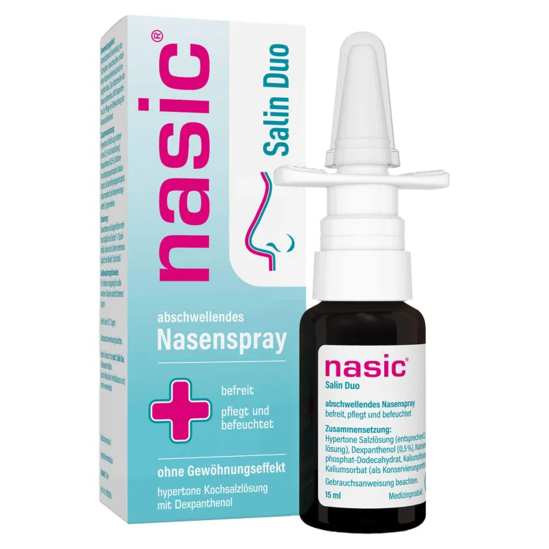 Nasic Salin Duo Nasenspray, 15 ml