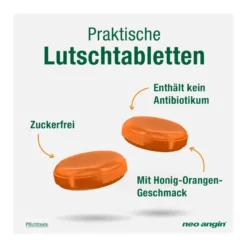 Neo-Angin Benzydamin akute Halsschmerzen Honig-Orange, 20 St