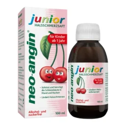 Neo-Angin Junior Halsschmerzsaft, 100 ml