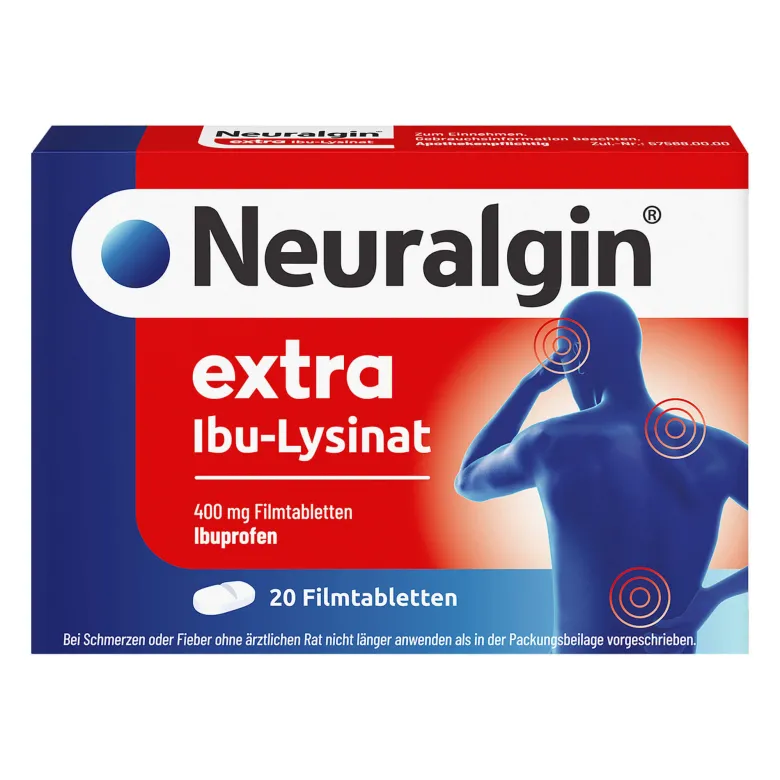 Neuralgin extra Ibu-Lysinat Filmtabletten, 20 St