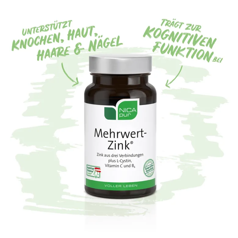 NICApur Mehrwert-Zink Kapseln, 60 St