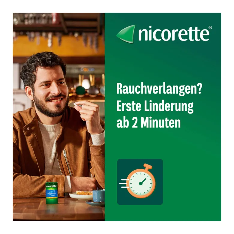 Nicorette Fruit 2 mg Lutschtabletten gepresst, 80 St