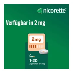 Nicorette Fruit 2 mg Lutschtabletten gepresst, 80 St
