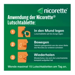 Nicorette Fruit 2 mg Lutschtabletten gepresst, 80 St
