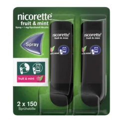 Nicorette Fruit & Mint Spray 1 mg/Sprühstoß, 2 St