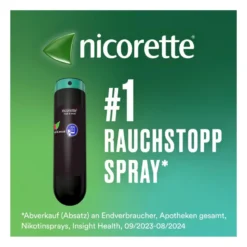 Nicorette Fruit & Mint Spray 1 mg/Sprühstoß, 2 St