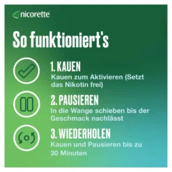 Nicorette Kaugummi freshmint 2 mg Nikotin, 105 St