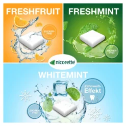 Nicorette Kaugummi freshmint 4 mg Nicotin, 105 St