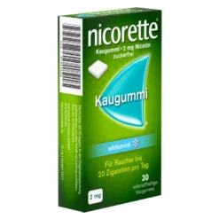 Nicorette Kaugummi whitemint 2 mg Nikotin, 30 St