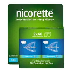 Nicorette Lutschtabletten 4 mg Nikotin, 80 St